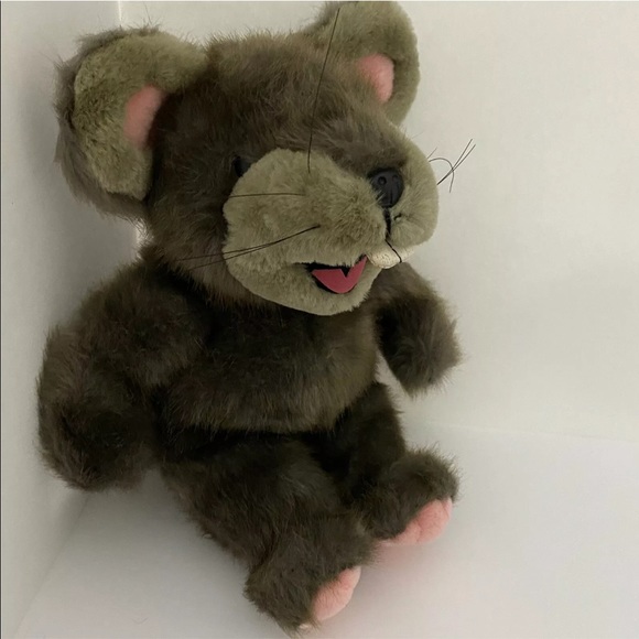 24K Polar Puff Special Effects Plush Rat “Minky” Vintage 1991 DCN Ind. 11” Tall - Picture 4 of 12